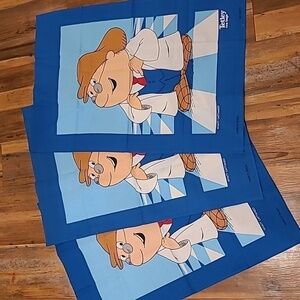TETLEY TEA All Cotton Tea Towels By Wyatt Cataneo, Made in Britain, Set of 3